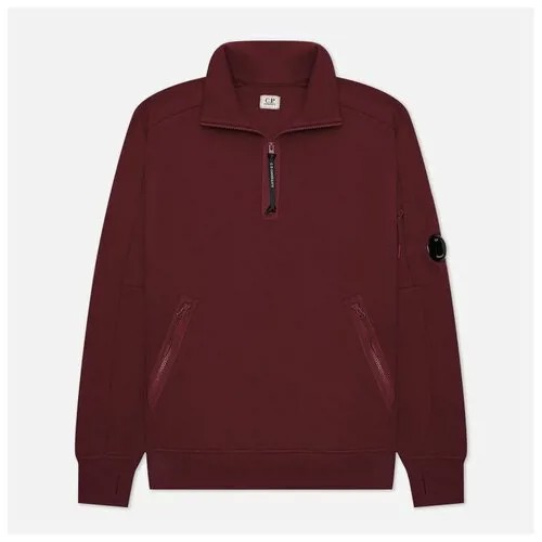 Мужская толстовка C.P. Company Diagonal Raised Fleece Half-Zip Neck фиолетовый , Размер S