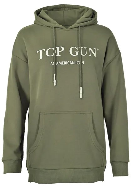 Толстовка с капюшоном TOP GUN, оливковый