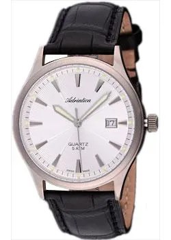 Швейцарские наручные  мужские часы Adriatica 1171.4213Q. Коллекция Titanium