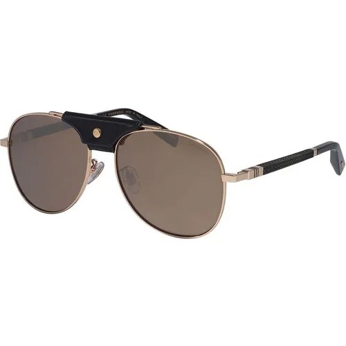 Солнцезащитные очки Chopard, коричневый, золотой