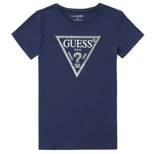 Футболка GUESS, размер 140, синий
