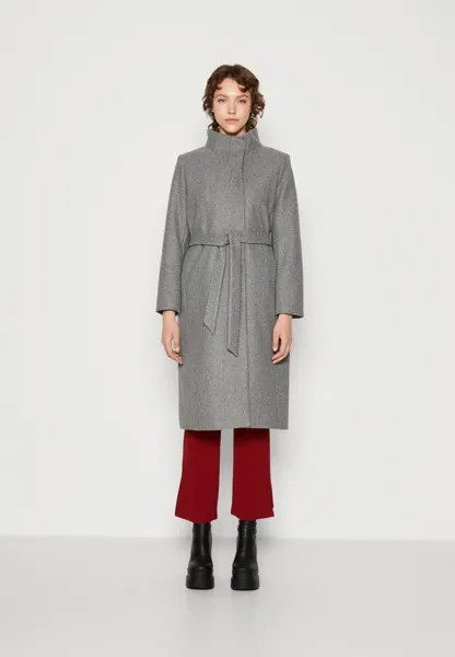 Классическое пальто ONLY ONLEMMA HIGHNECK COAT, цвет medium grey melange