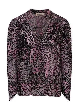 Блузка из вискозы и шелка Zadig&Voltaire