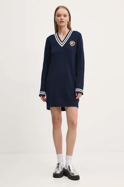 Платье Tommy Jeans, темно-синий