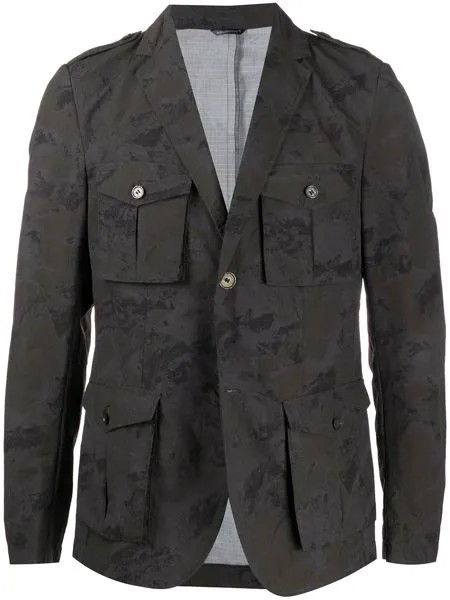 Daniele Alessandrini куртка-рубашка с камуфляжным принтом