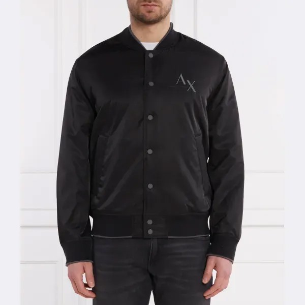 Бомбер стандартного кроя Armani Exchange, черный