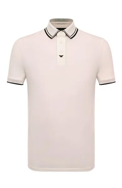 Хлопковое поло Emporio Armani