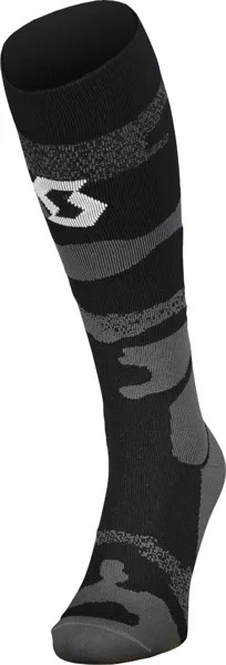 Носки Scott Mid Long Camo с логотипом, черный/серый
