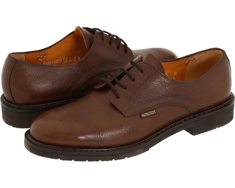 Оксфорды Mephisto Marlon, цвет Chestnut Pebble Grain Leather