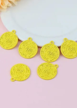 6шт DIY Кулон с цветочным декором