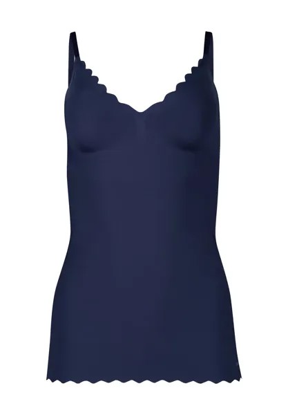 Женская майка из микрофибры Micro Essentials с фестонами SKINY, цвет Cheeky Navy