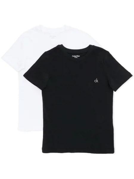 Calvin Klein Kids комплект футболок с принтом логотипа