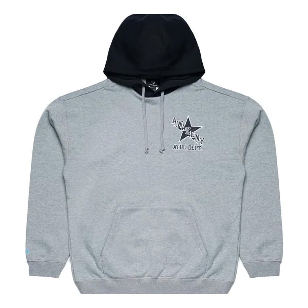 Толстовка Converse x Awake Fleece Hoodie Vintage 'Grey Heather', серый