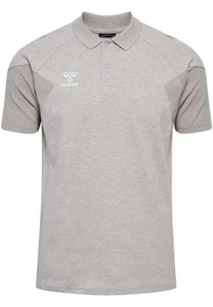 Рубашка-поло TRAVEL Hummel, цвет light grey melange