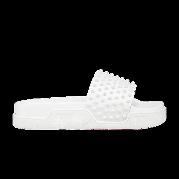 Кроссовки Christian Louboutin Pool Fun Slide 'White', белый