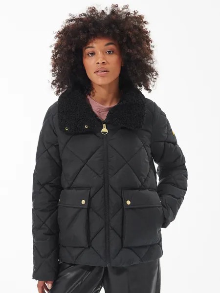 Стеганая куртка Barbour International Norton, черная