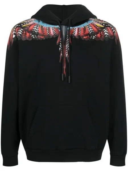 Marcelo Burlon County of Milan худи Grizzly Wings, черный