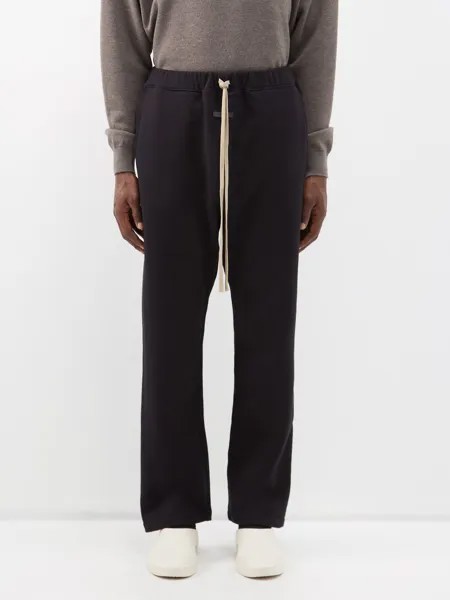 Спортивные брюки eternal fleece из хлопкового джерси Fear Of God, черный