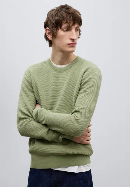 Вязаный свитер STRUCTURED ADOLFO DOMINGUEZ, цвет olive green