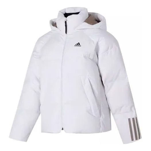 Куртка с капюшоном и пуховики Adidas, белый