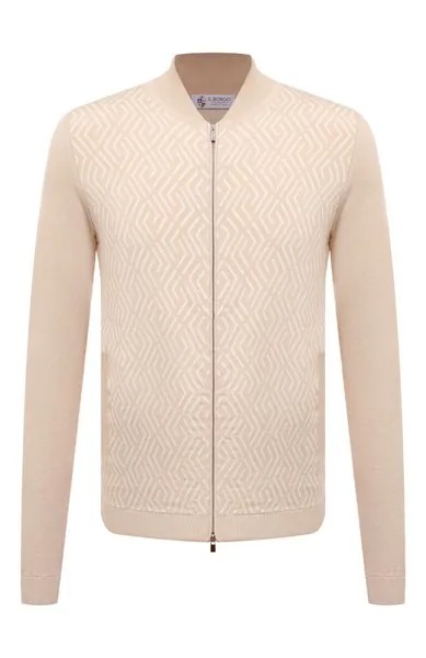 Кардиган из шелка и хлопка Il Borgo Cashmere