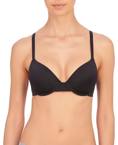 Женский бюстгальтер-футболка на косточках Revelation Contour 721248 Natori, черный