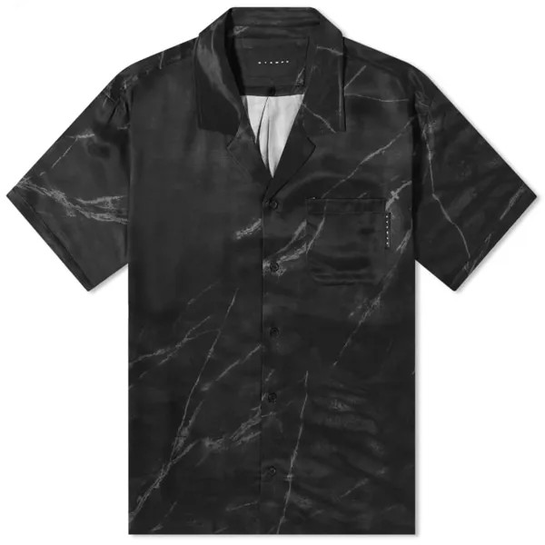 Рубашка для отпуска Stampd с мраморным воротником, черный
