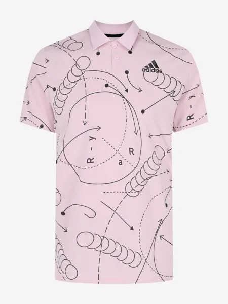 Поло мужское adidas Club Graphic Polo, Розовый