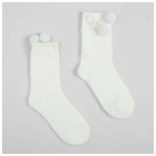 Женские носки , размер 36/39, белый