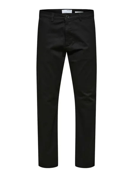 Брюки чинос SELECTED HOMME, черный