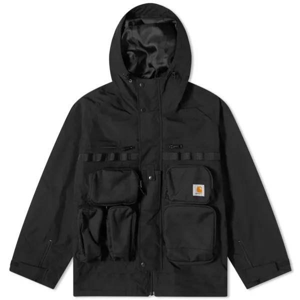 Оксфордская куртка из полиэстера Junya Watanabe MAN x Carhartt, черный