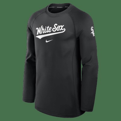 Лонгслив Nike Chicago White Sox Authentic Collection Game Time, черный