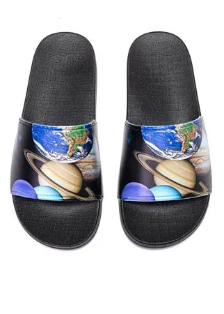 Мужские стильные сланцы с принтом Шаблон Slip On Home Casual Slides Тапки
