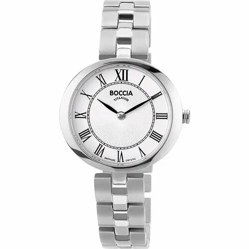 Наручные часы BOCCIA 3346-01, белый, серебряный