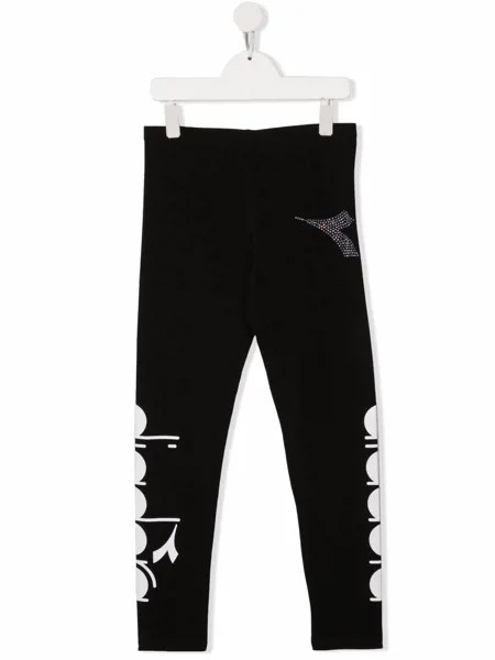 Diadora Junior декорированные легинсы с логотипом