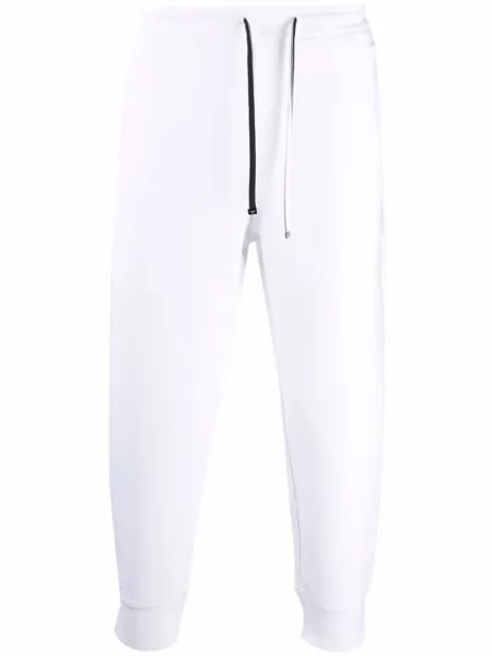 Emporio Armani спортивные брюки с кулиской, белый