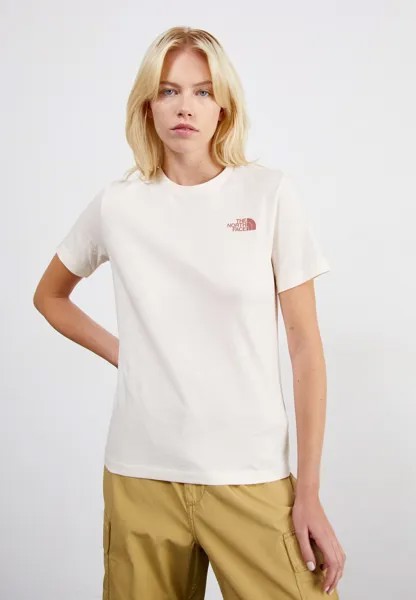 Футболка с принтом Graphic Tee The North Face, цвет white dune