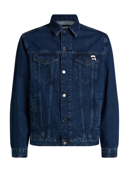 Межсезонная куртка Karl Lagerfeld Ikonik, темно-синий