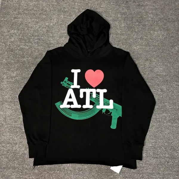 Новинка 2022, роскошный пуловер PLAYBOI CARTI I LOVE ATL AK47, толстовка с капюшоном, толстовки с капюшоном, бархатные хлопковые толстые флисовые США R04