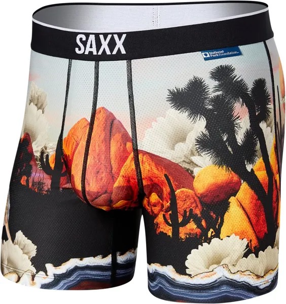 Трусы-боксеры из дышащей сетки Volt SAXX UNDERWEAR, цвет Joshua Tree 1