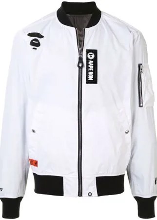 AAPE BY *A BATHING APE® куртка-бомбер