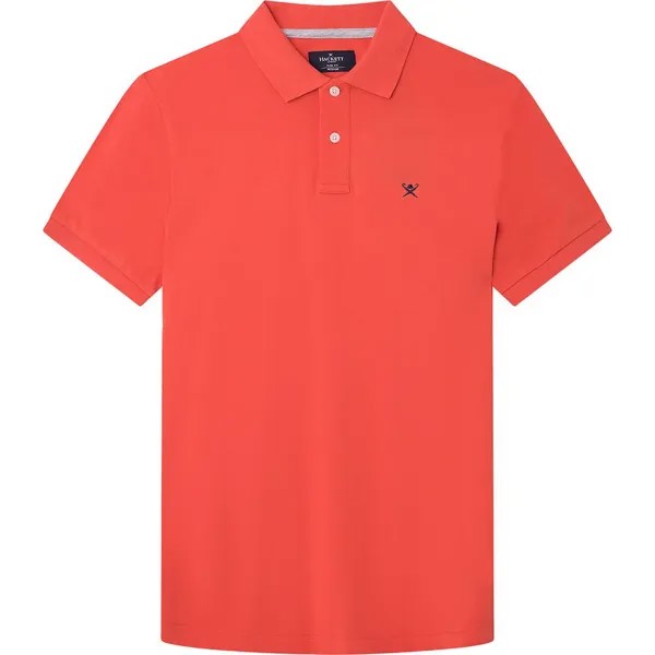 Поло с коротким рукавом Hackett Slim Fit Logo, красный
