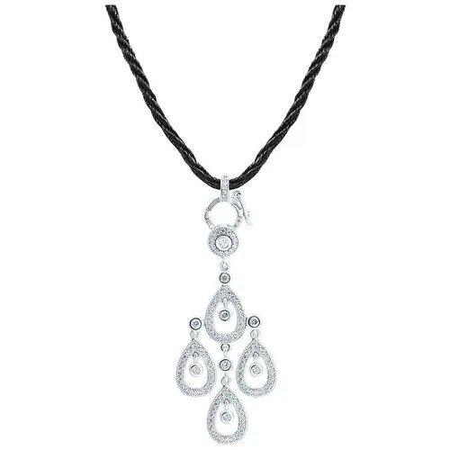 Подвеска с фианитами из серебра PV30812CLRH00-PD-001-WG JV