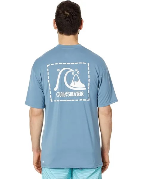 Пляжная футболка Quiksilver DNA Surf Tee, цвет Blue Shadow