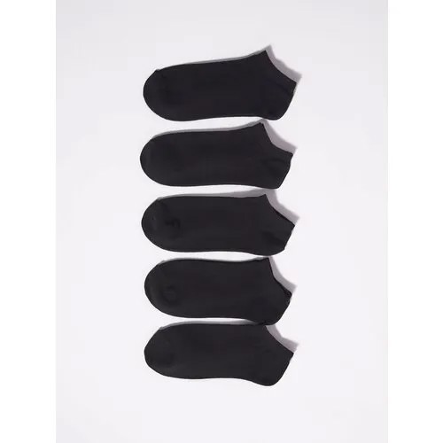 Носки Zolla, 5 пар, размер 25-27, черный