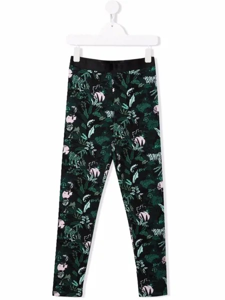 Kenzo Kids спортивные брюки с принтом