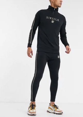 Спортивные брюки с логотипом на поясе Siksilk x Dani Alves-Черный