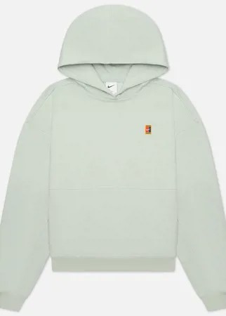 Женская толстовка Nike Court Dri-Fit Fleece Heritage Hoodie, цвет серый, размер M