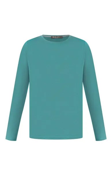 Лонгслив из шелка и хлопка Loro Piana