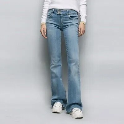 Женские джинсы GAELLE Paris Trousers Flare GBDP17188 Blue Light E2023